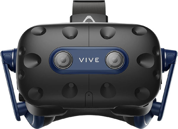 Close-up of the HTC Vive Pro 2 VR headset