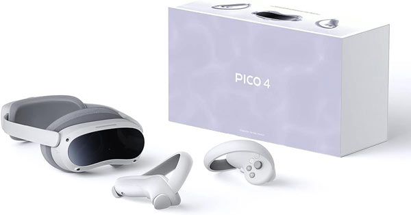 Pico 4 Headset, accessory and box