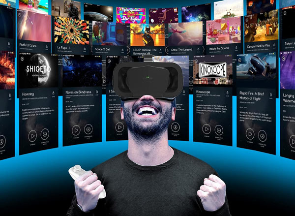 The Shinecon VR allows you to enjoy a wide range of content in virtual reality